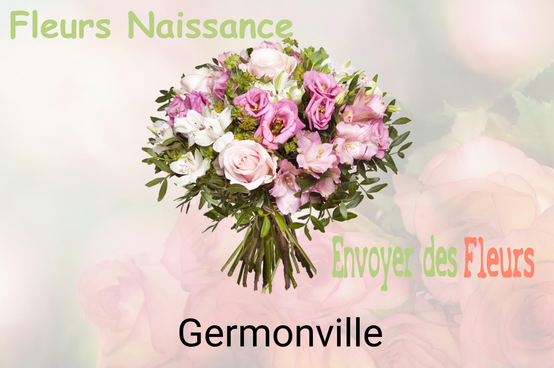 Bouquet de fleurs de naissance livré à Germonville